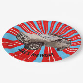 Vierradantrieb Pappteller (Schrägansicht)