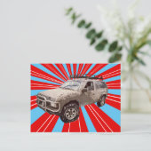 Vierradantrieb Postkarte (Stehend Vorderseite)