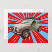 Vierradantrieb Postkarte (Vorne/Hinten)