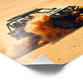 Vierradantrieb und Rennwagen Fotodruck (Ecke)