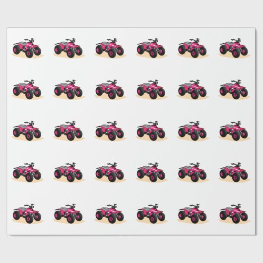 Vierrädrige Droschke Geschenkpapier (Flach)