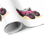 Vierrädrige Droschke Geschenkpapier (Rolleneckpunkt)