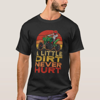 Vierrädriger Retro-Vintager Sonnenuntergang ein we T-Shirt