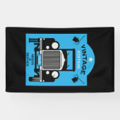 Vierragenarian Happy Birthday Over the Hill Banner (Horizontal)