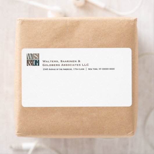 Vierraster-Monogramm-Avery-Label (Insitu)