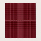 Vierseitige Dachdeckerfirma Red Roof Company Visitenkarten (Außenseite Aufgefaltet)