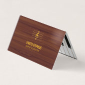 vierseitige Piano-Lehrerkarte Visitenkarten (Vorderseite)