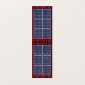 Vierseitiges Dachdach mit Sonnengitter-Roter Dachb Visitenkarten (Außenseite Aufgefaltet)