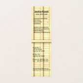 Vierseitiges Dachdach mit Sonnengitter-Roter Dachb Visitenkarten (Innenseite Aufgefaltet)