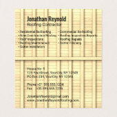Vierseitiges Dachgepäckunternehmen Visitenkarten (Innenseite Aufgefaltet)