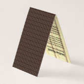 Vierseitiges Dachgepäckunternehmen Visitenkarten (Rückseite)