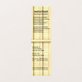 Vierseitiges Dachgepäckunternehmen Visitenkarten (Innenseite Aufgefaltet)