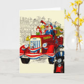 Viert-Juli-Parade Karte (Gelbe Blume)