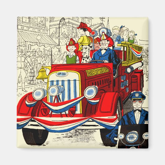 Viert-Juli-Parade Magnet (Vorne)