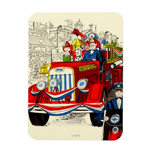 Viert-Juli-Parade Magnet (Vertikal)
