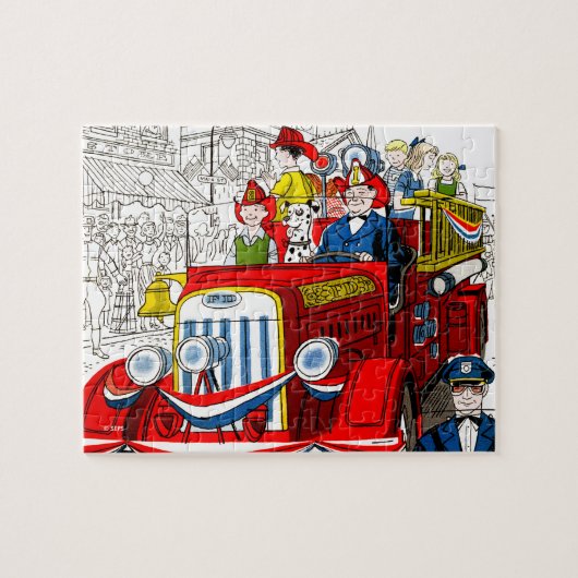 Viert-Juli-Parade Puzzle (Horizontal)
