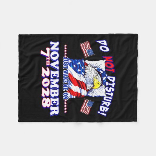 Vierte, 4. Juli, sakastische Wahl E Fleecedecke (Vorderseite (Horizontal))