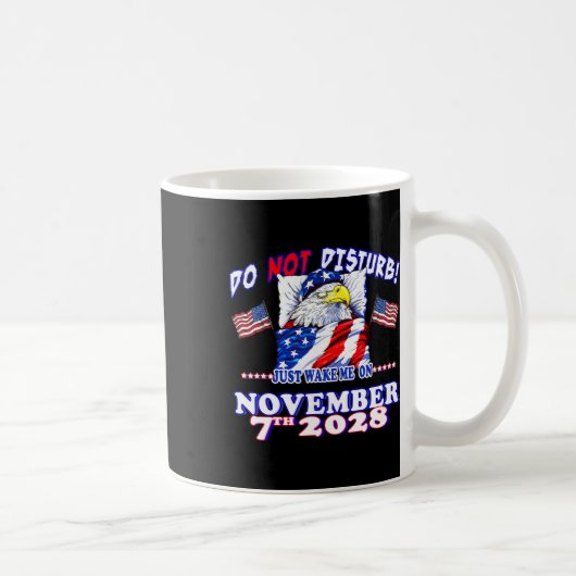Vierte, 4. Juli, sakastische Wahl E Kaffeetasse (Rechts)
