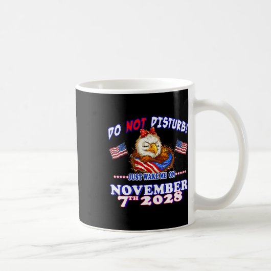Vierte, 4. Juli, sakastische Wahl E Kaffeetasse (Rechts)