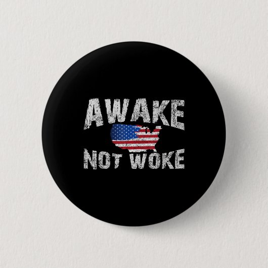 Vierte, aber nicht Geweckt USA 4. Juli Patriots Am Button (Vorderseite)