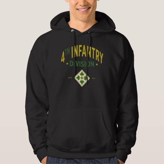 Vierte Abteilung Infanterie - Militär der Vereinte Hoodie (Vorderseite)