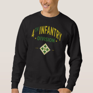 Vierte Abteilung Infanterie - Militär der Vereinte Sweatshirt