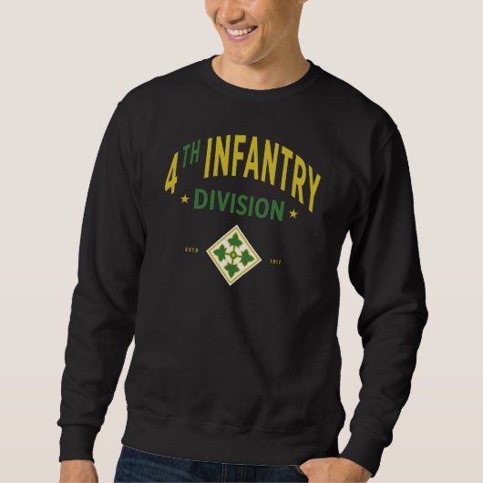 Vierte Abteilung Infanterie - Militär der Vereinte Sweatshirt (Vorderseite)