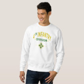 Vierte Abteilung Infanterie - Militär der Vereinte Sweatshirt (Vorne ganz)