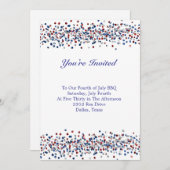 Vierte Aufforderung vom Juli Einladung (Vorne/Hinten)