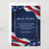 Vierte Aufforderung vom Juli Einladung (Vorne/Hinten)