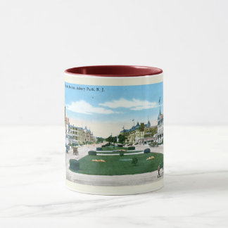 Vierte Ave, Asbury Park NJ Vintag Style Tasse