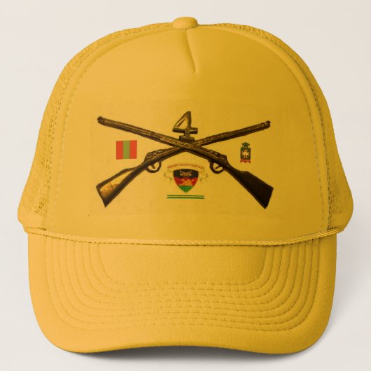 Vierte Infanterie-Regiment-Kreuz-Gewehre Truckerkappe (Vorderseite)