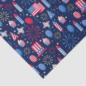 Vierte Juli Seidenpapier (Ausschnitt)