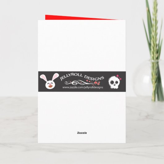 Vierte Katze Juli Karte (Rückseite)