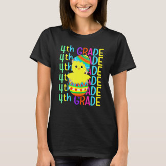 Vierte Klasse Huhn Knack das Ei Ostertag Junge  T-Shirt