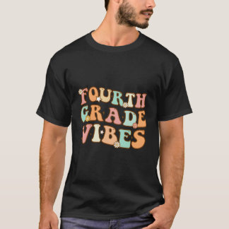 Vierte Klasse S 1. Schultag 4. Klasse Lehrer T-Shirt
