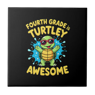 Vierte Klasse Turtle-y großartiger erster Tag der Fliese