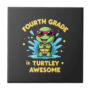 Vierte Klasse Turtle-y Toller erster Tag der viert Fliese