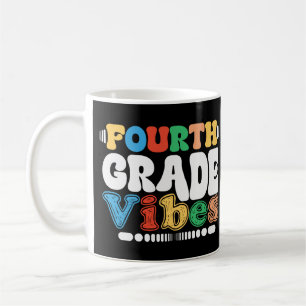 Vierte Klasse Vibes 4. Klasse zurück zur Schule Kaffeetasse