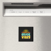 Vierte Klasse Vibes Lehrer Schüler 4. Klasse Rücke Magnet (In Situ (Geschirrspüler))