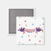Vierte Magnete vom 4. Juli Kühlschrank Magnet (Vorderseite/Rückseite)