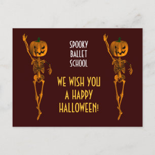 Vierte Position Pointe Ballet Postkarte