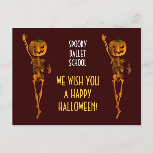 Vierte Position Pointe Ballet Postkarte (Vorderseite)