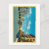 Vierte Straße in Santa Rosa, CASanta Rosa, CA Postkarte (Vorderseite)