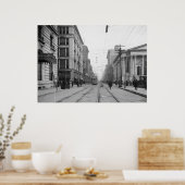 Vierte Straße Poster (Küche)