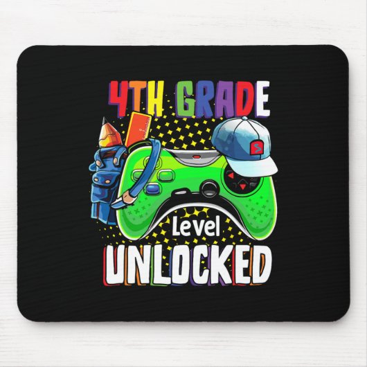 Vierte Stufe frei für Schulvideo G Mousepad (Vorne)