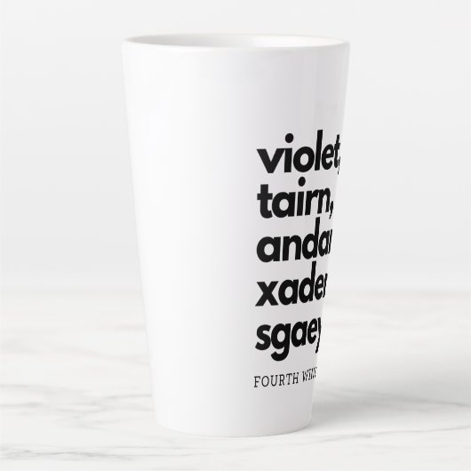 Vierte Tasse (Vorderseite)