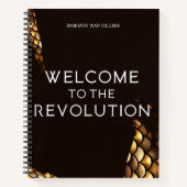 Vierte Wing-Welcome to the Revolution Notizblock (Vorderseite)