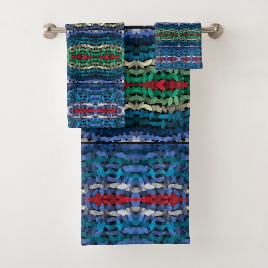 Vierteilige, durchsichtige Alternativformen Badhandtuch Set (Insitu)