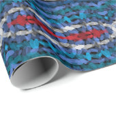 Vierteilige, durchsichtige Alternativformen Geschenkpapier (Rolleneckpunkt)